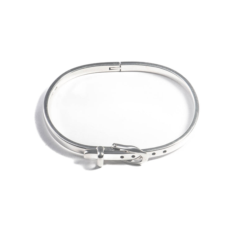 Brazalete cinturón de plata
