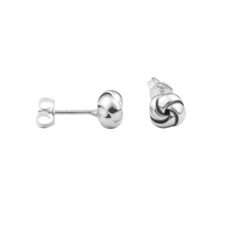 Aretes de Nudo de Plata