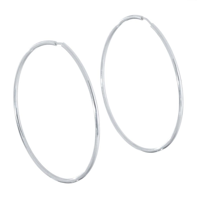 Arracadas aro de Plata medianas