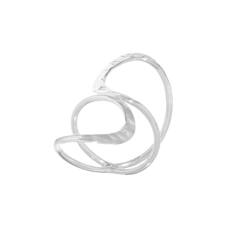 Anillo ocho de plata.