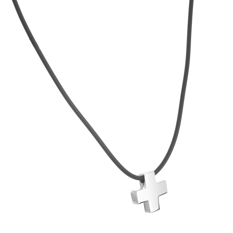 Dije cruz suiza de plata