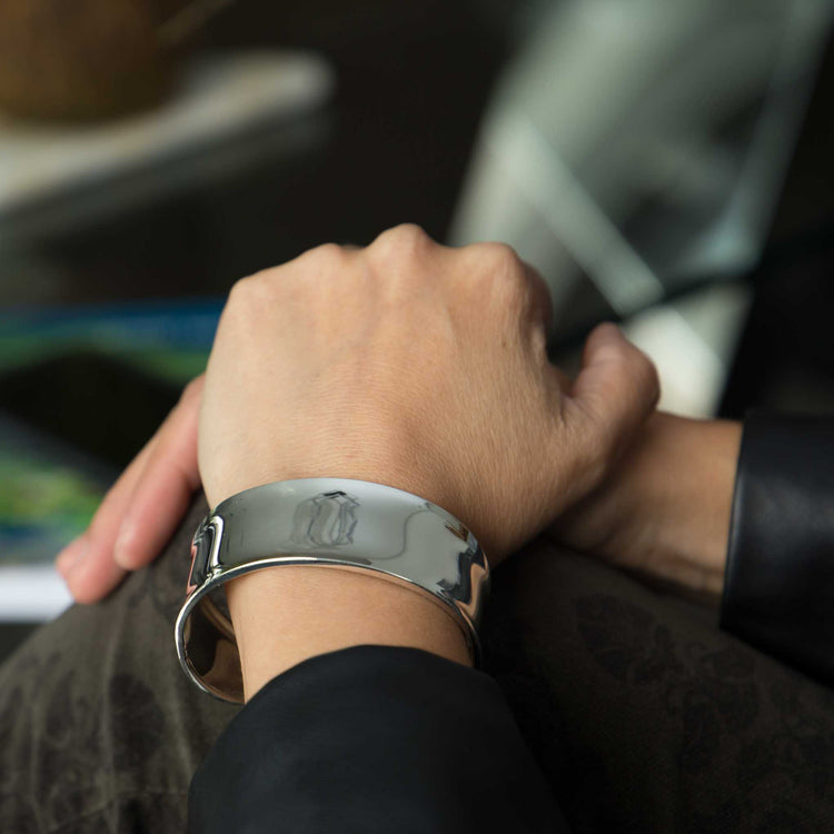 Brazalete de Plata Grueso