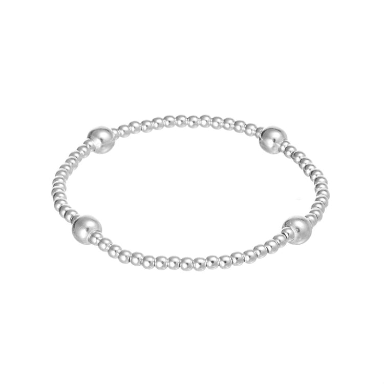 Pulsera esferas de Plata