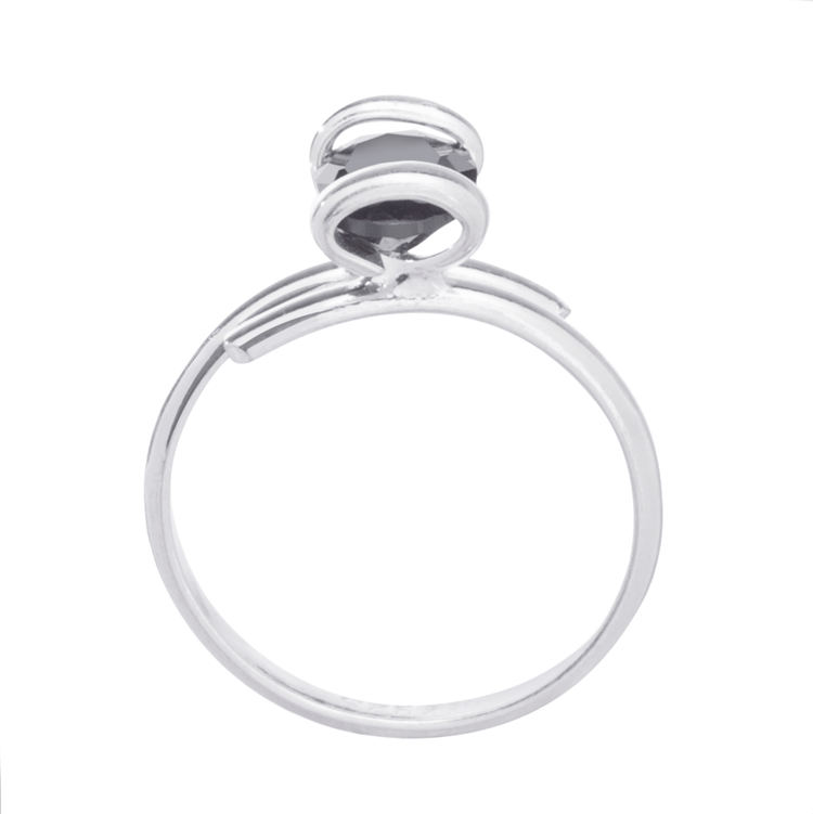 Anillo de plata con ziconia mini