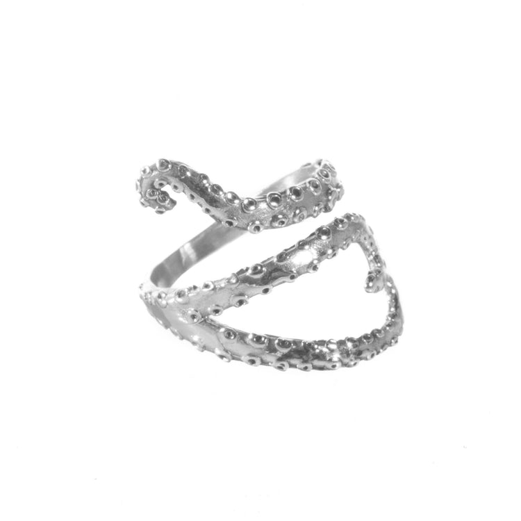 Anillo pulpo de plata