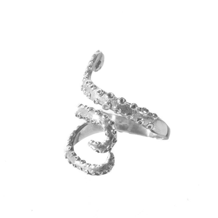 Anillo pulpo de plata