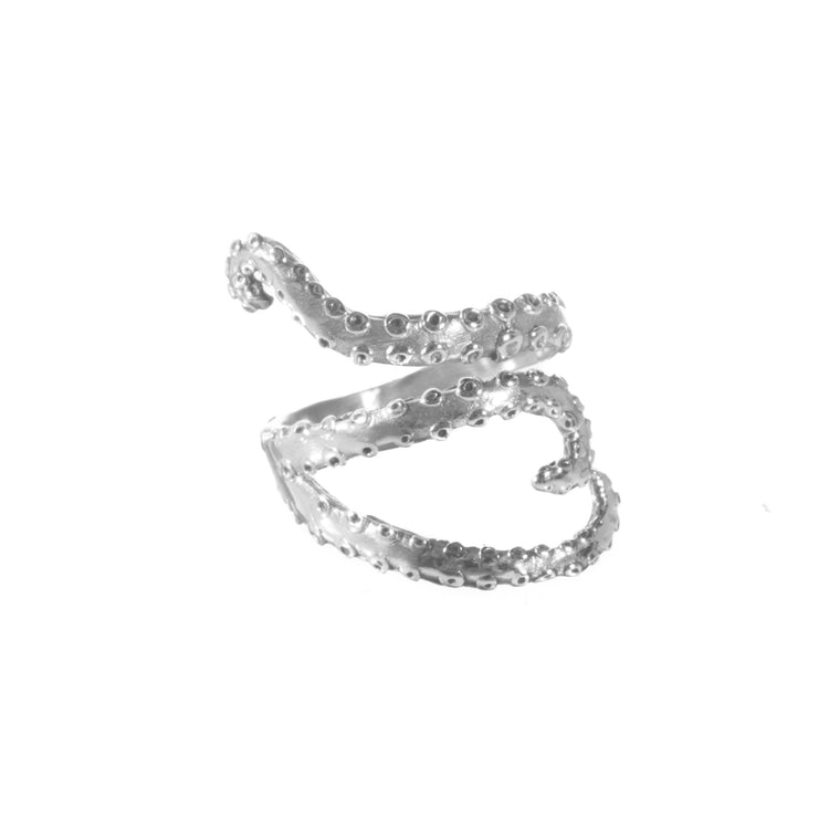 Anillo pulpo de plata
