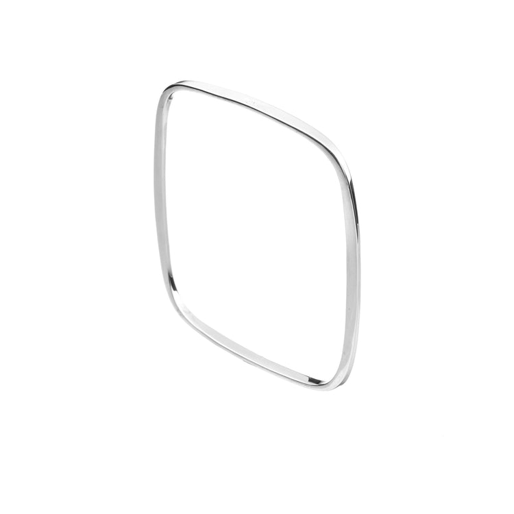 Irregular silver square bracelet