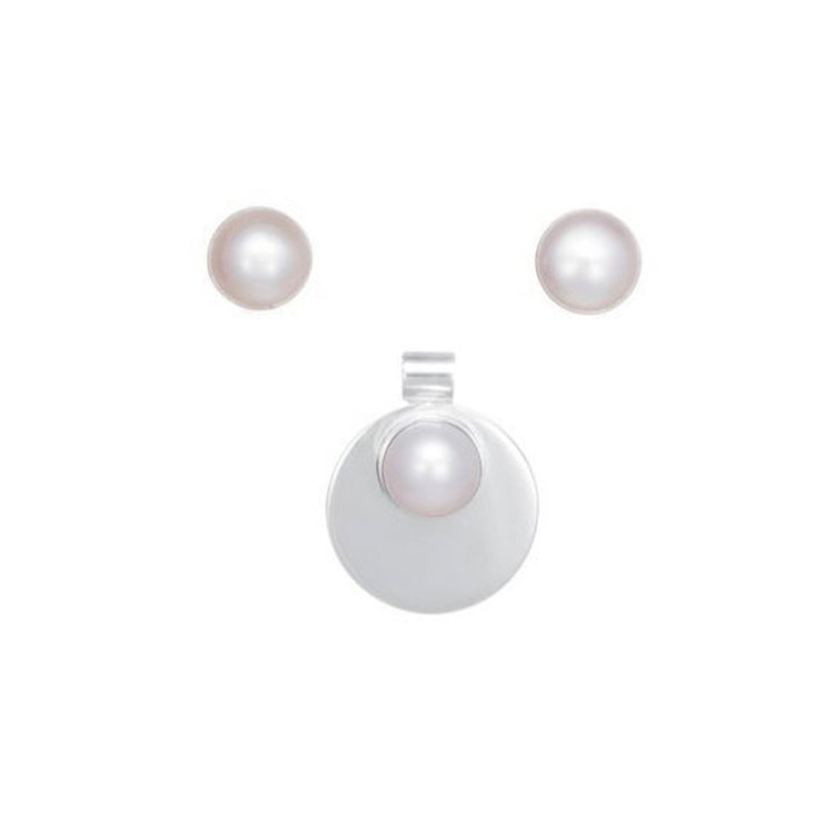 Juego perla en vajilla de Plata