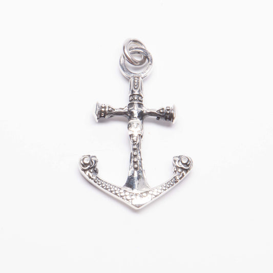 Dije Ancla Marina VL150 de plata mexicana