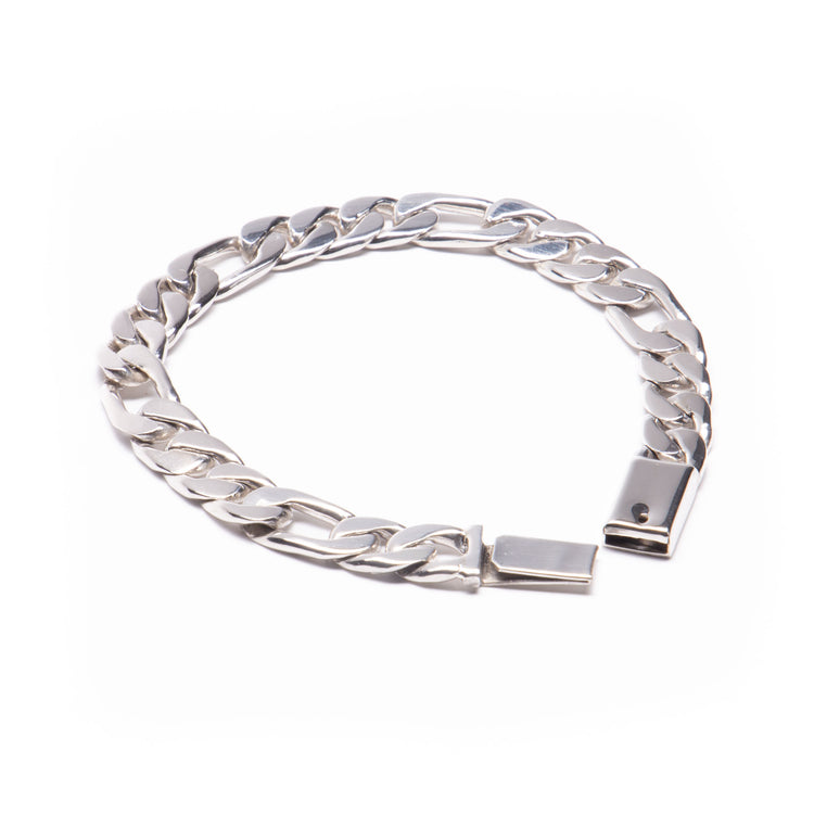 Esclava cartier gruesa de plata mexicana