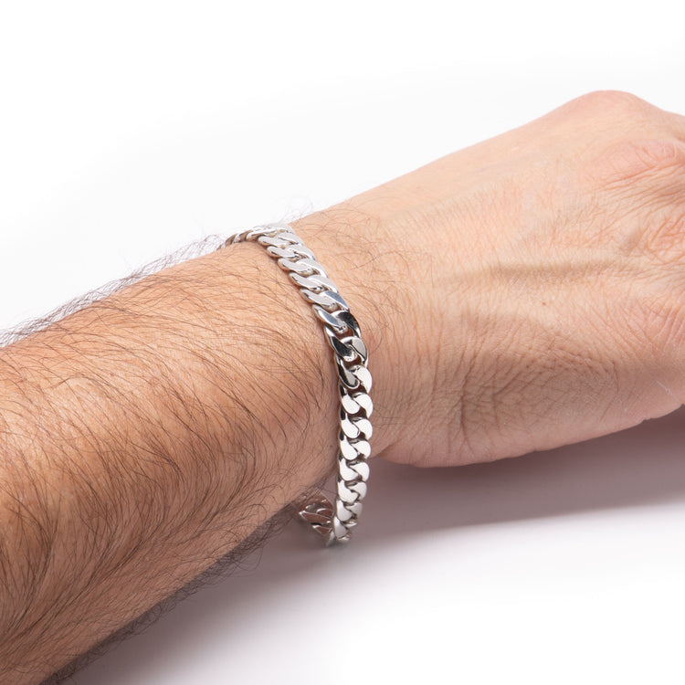 Esclava tipo cubana de plata mexicana