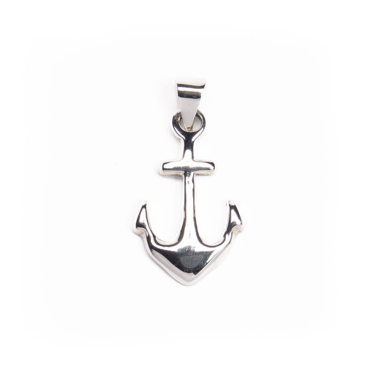 Dije Ancla marina de plata mexicana