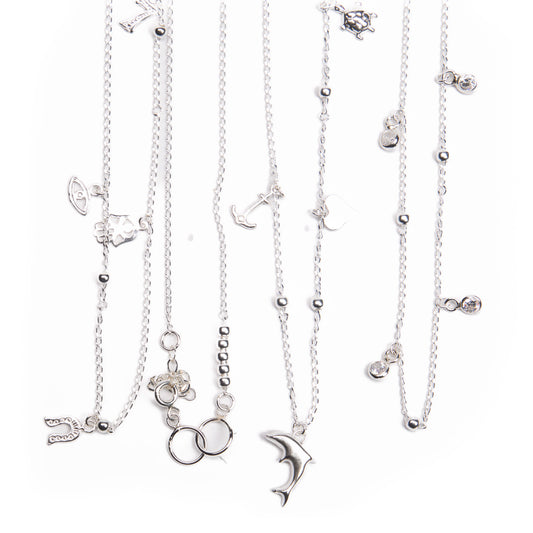 Tobillera de plata modelos varios de plata mexicana