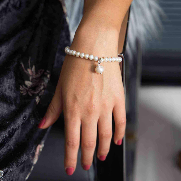 Pulsera de perlas cultivadas