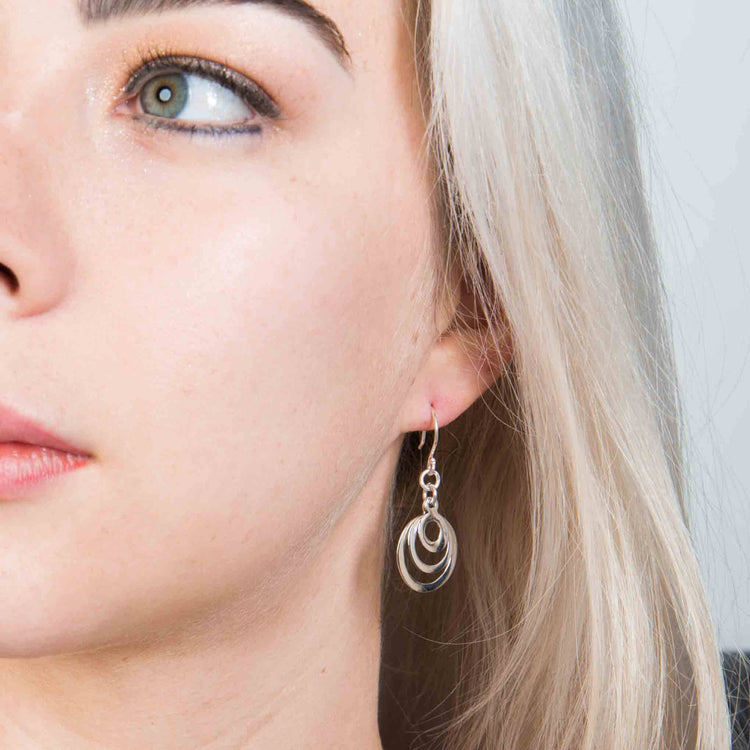 Aretes aros miniatura