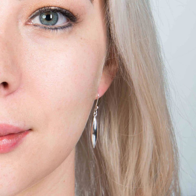 Aretes capullo de Plata