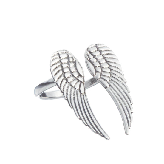 Anillo de Alas  de plata mexicana