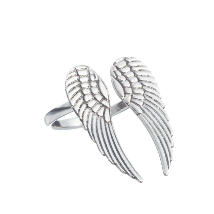 Anillo de Alas  de plata mexicana