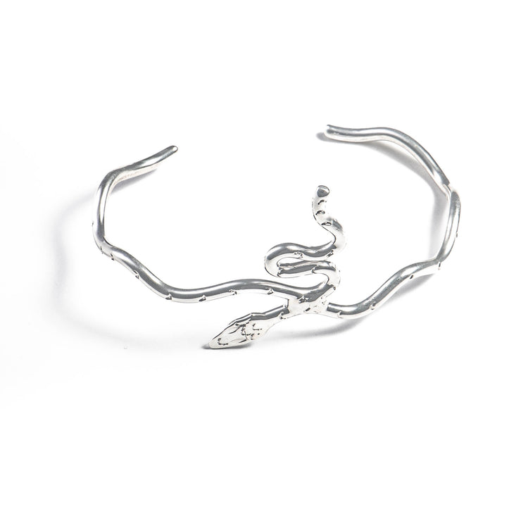 Brazalete serpiente de plata
