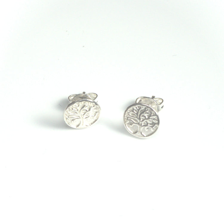 Aretes arbol de la vida de plata