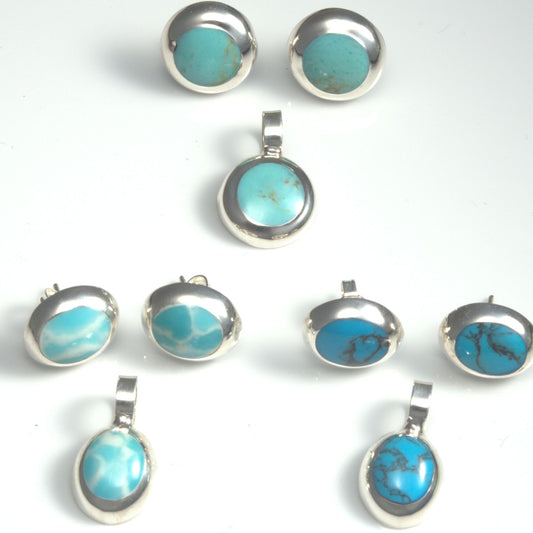 (Varios) Juego de Resina biselado en plata