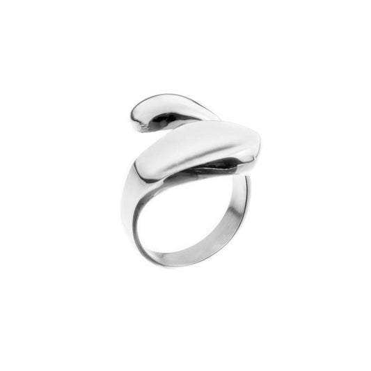 Anillo de Plata barra Oval