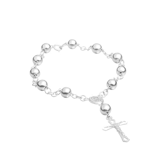 Pulsera decenario de plata