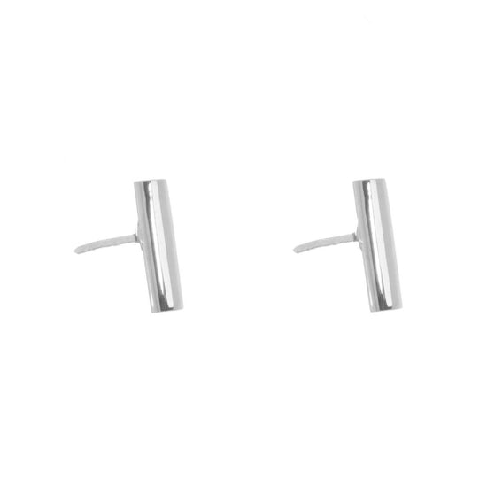 Aretes barras de Plata