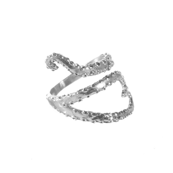 Anillo pulpo de plata