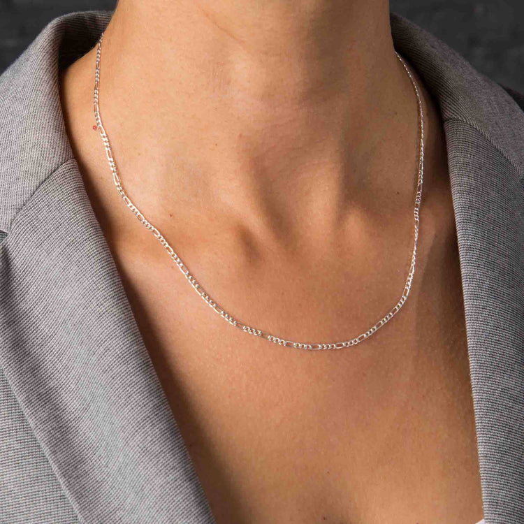 Cadena Cartier Laminada L20.3 de plata .925