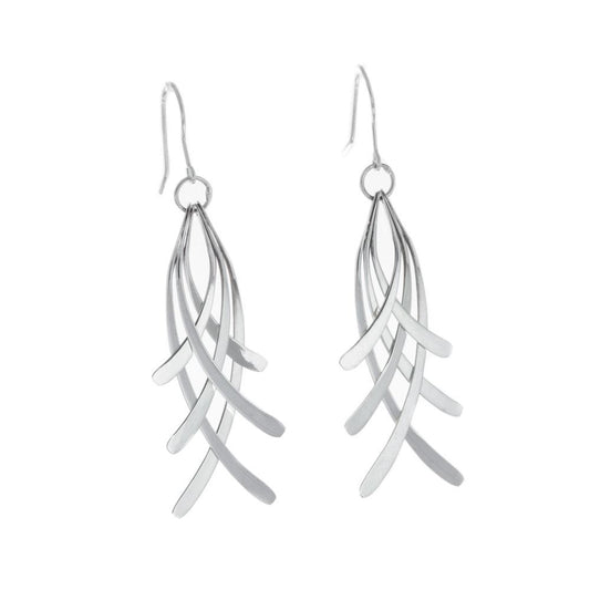 Aretes de Plata Tiras largas