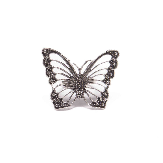 Anillos Mariposa Nancy de plata mexicana